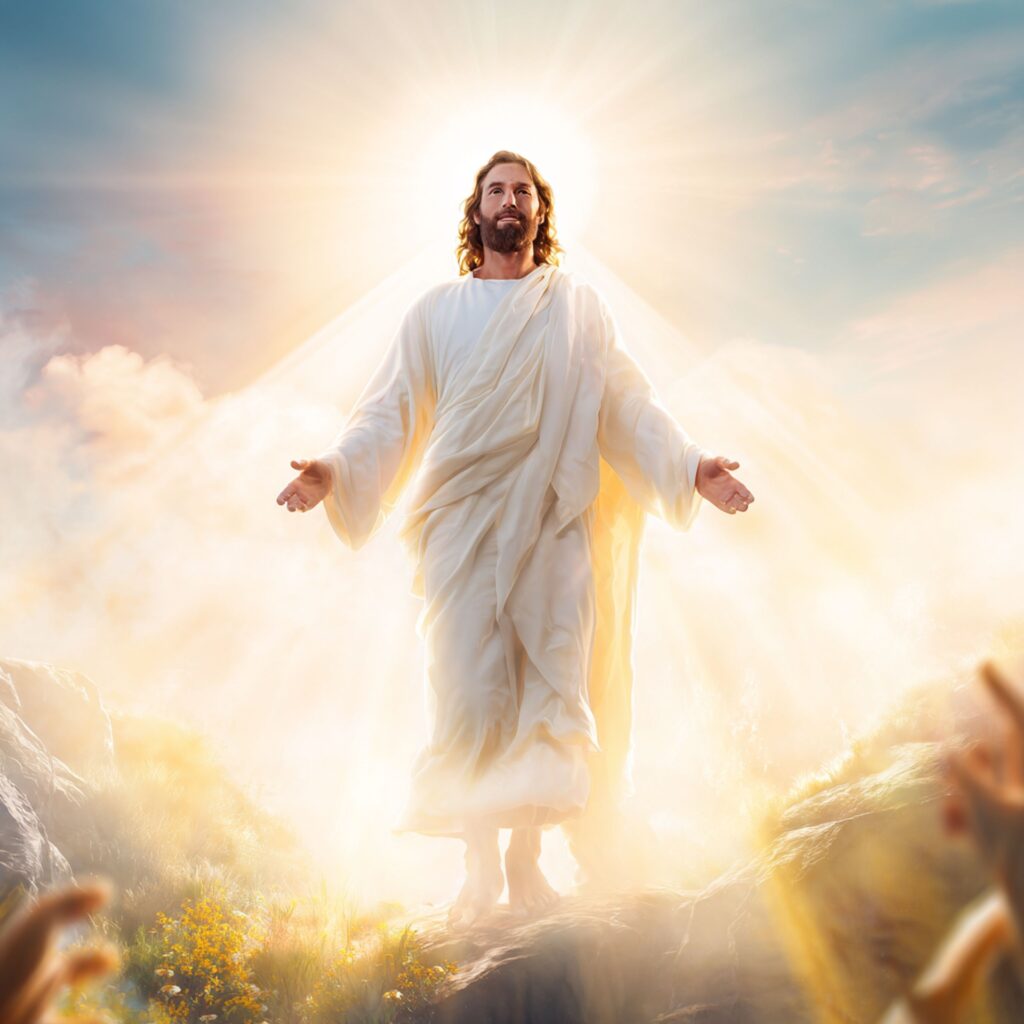 Jesus Ascending into Heaven