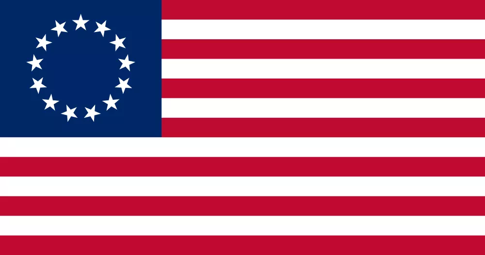 original 13 stars & stripes Betsy Ross Flag
